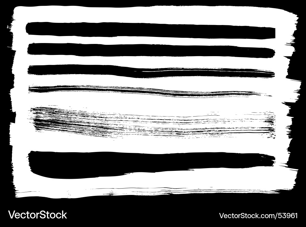 Ink Splatter Strokes Vector Image