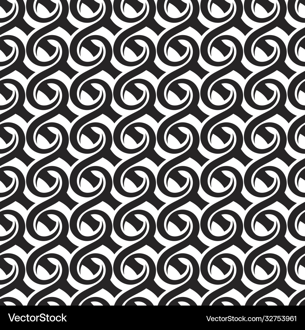 Linear abstract seamless pattern vector image