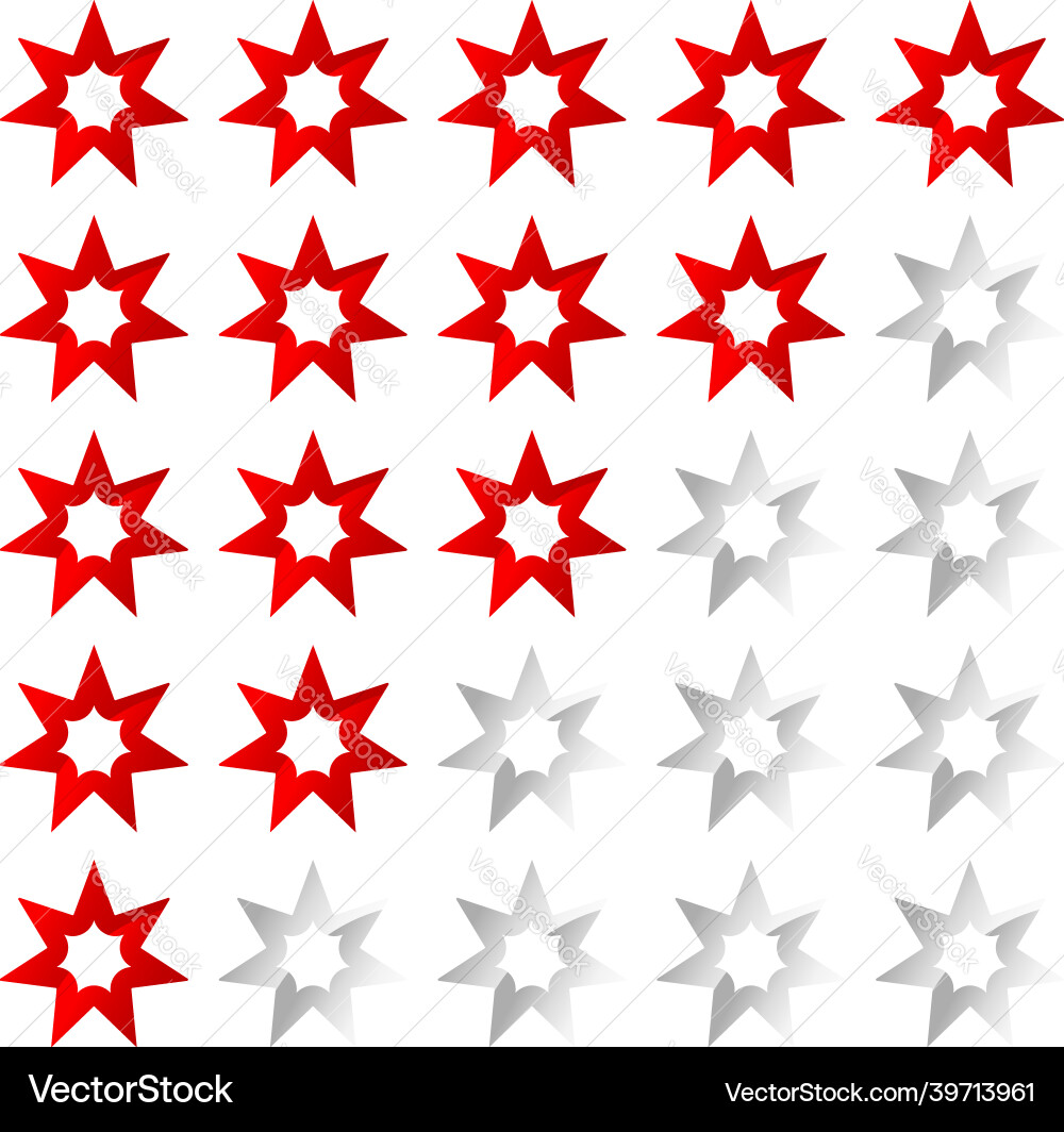 Star rating element reward quality level user Star rating element reward quality level user vector image