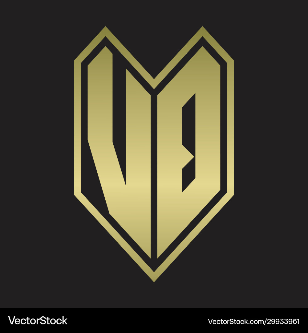 Vq logo monogram with emblem line style isolated Vq logo monogram with emblem line style isolated Vector Image