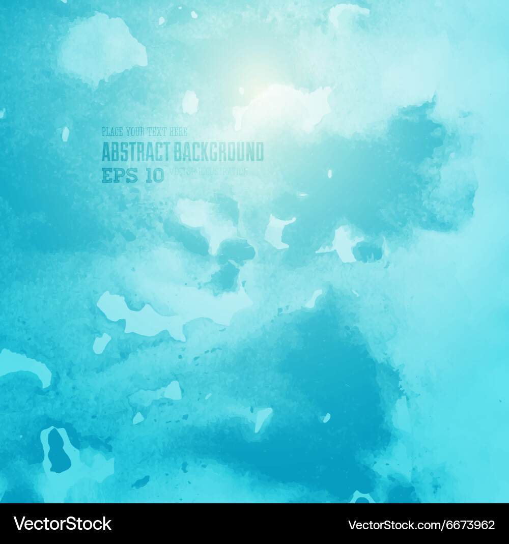 Abstract Watercolor Canvas Vector Image