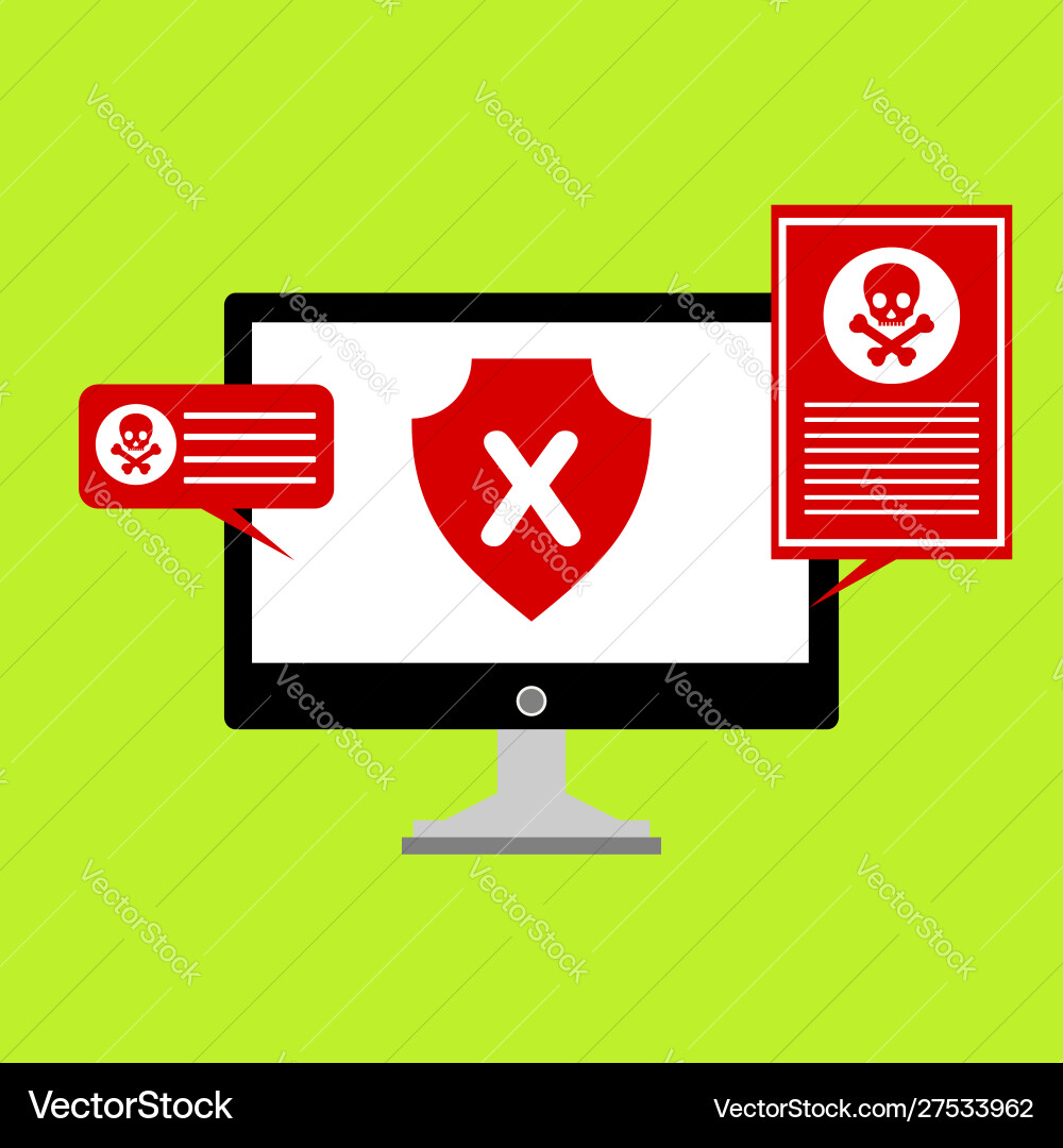 Hacker Aktivität Computeralert Benachrichtigung Hacker Aktivität Computeralert Benachrichtigung vektorbild