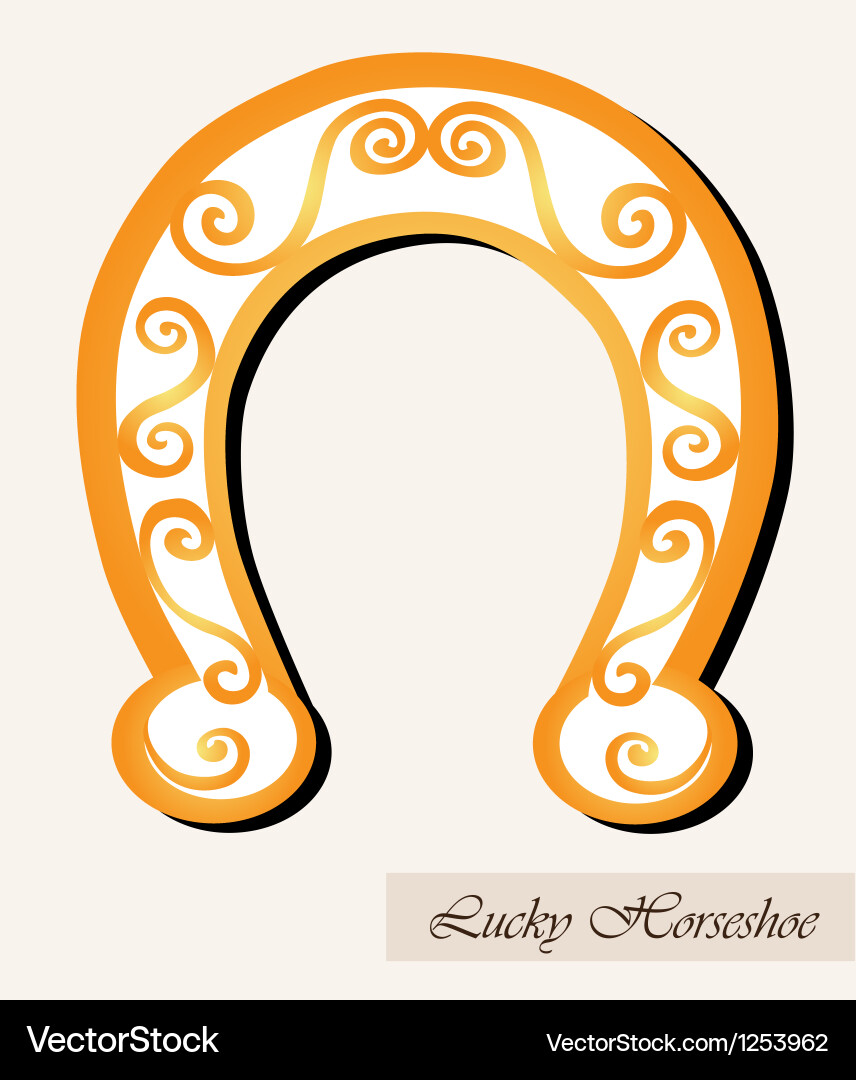 Lucky horseshoe Vector Image