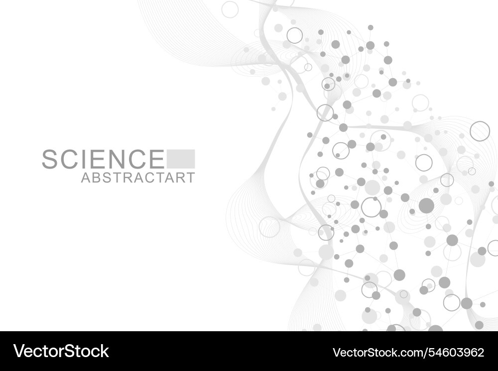 Modern abstract molecules structure for science Modern abstract molecules structure for science vector image