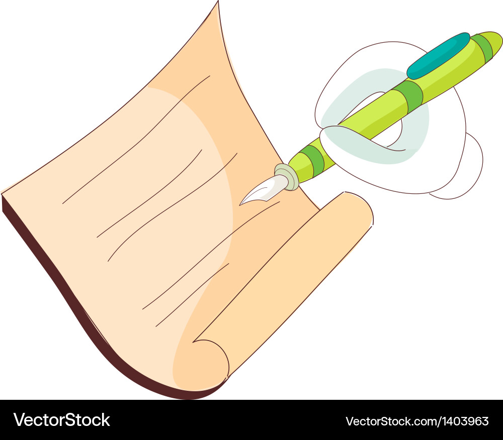 A view of scratch paper Vector Image