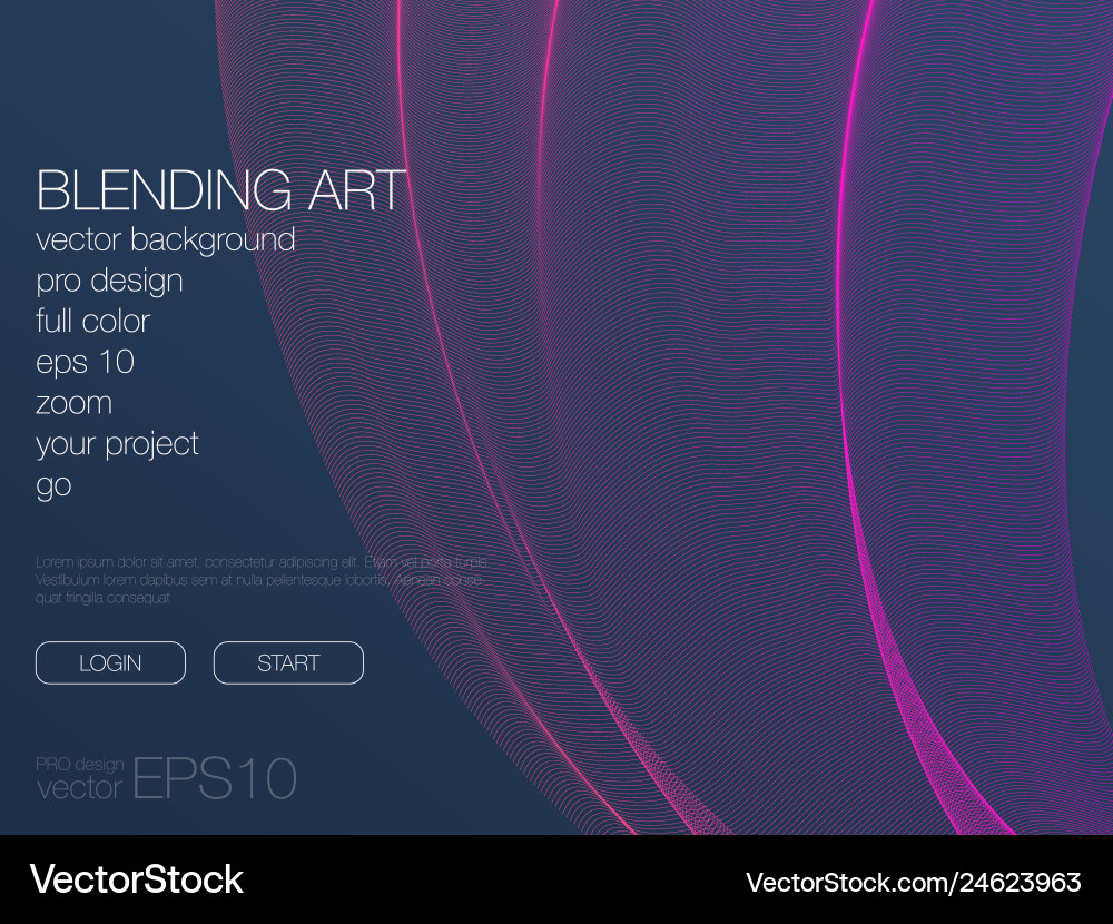 Abstract blend background template for web site Abstract blend background template for web site vector image