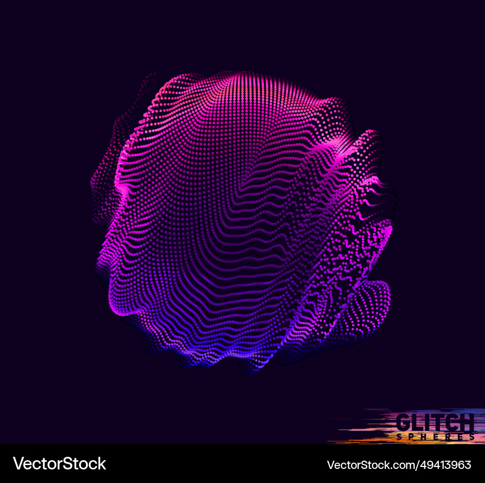 Abstract colorful mesh on dark background Abstract colorful mesh on dark background vector image