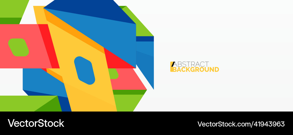Abstract line and triangle background creative Vector Image