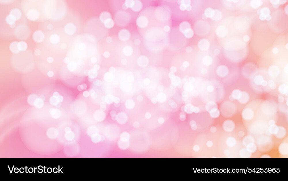 Bokeh on a colorful gradient background vector image