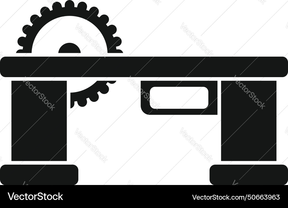Cnc tool machine icon simple design flash Cnc tool machine icon simple design flash vector image