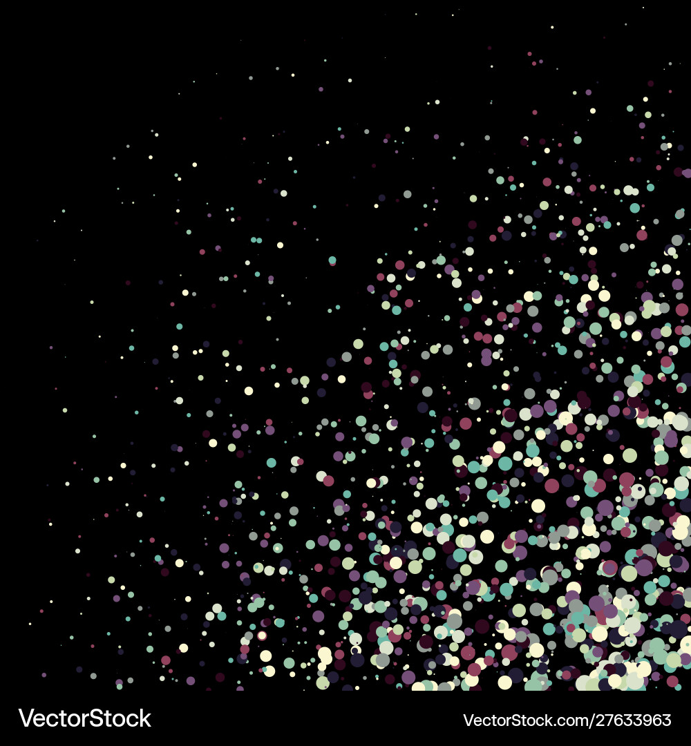 Colorful universe distribution computational vector image
