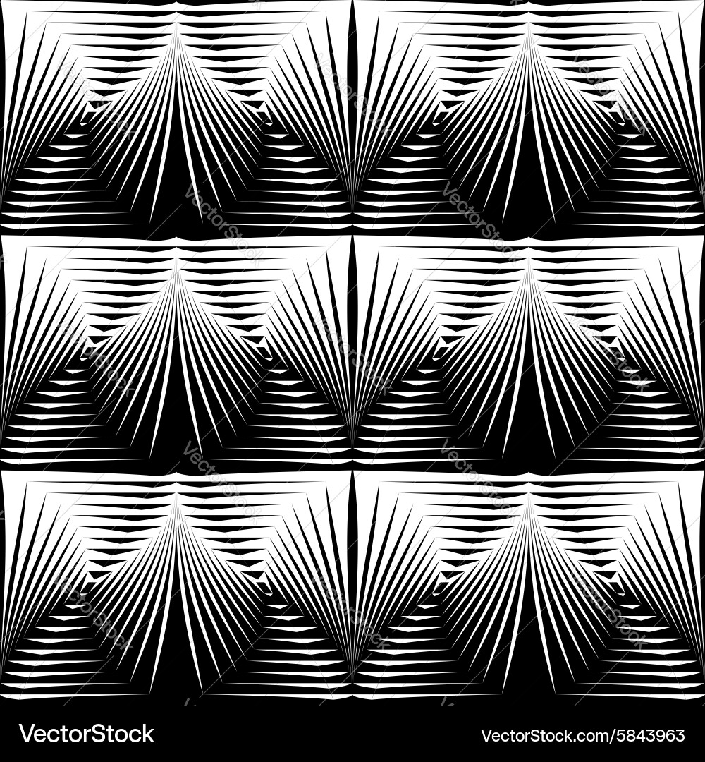 Design seamless monochrome shell pattern vector image