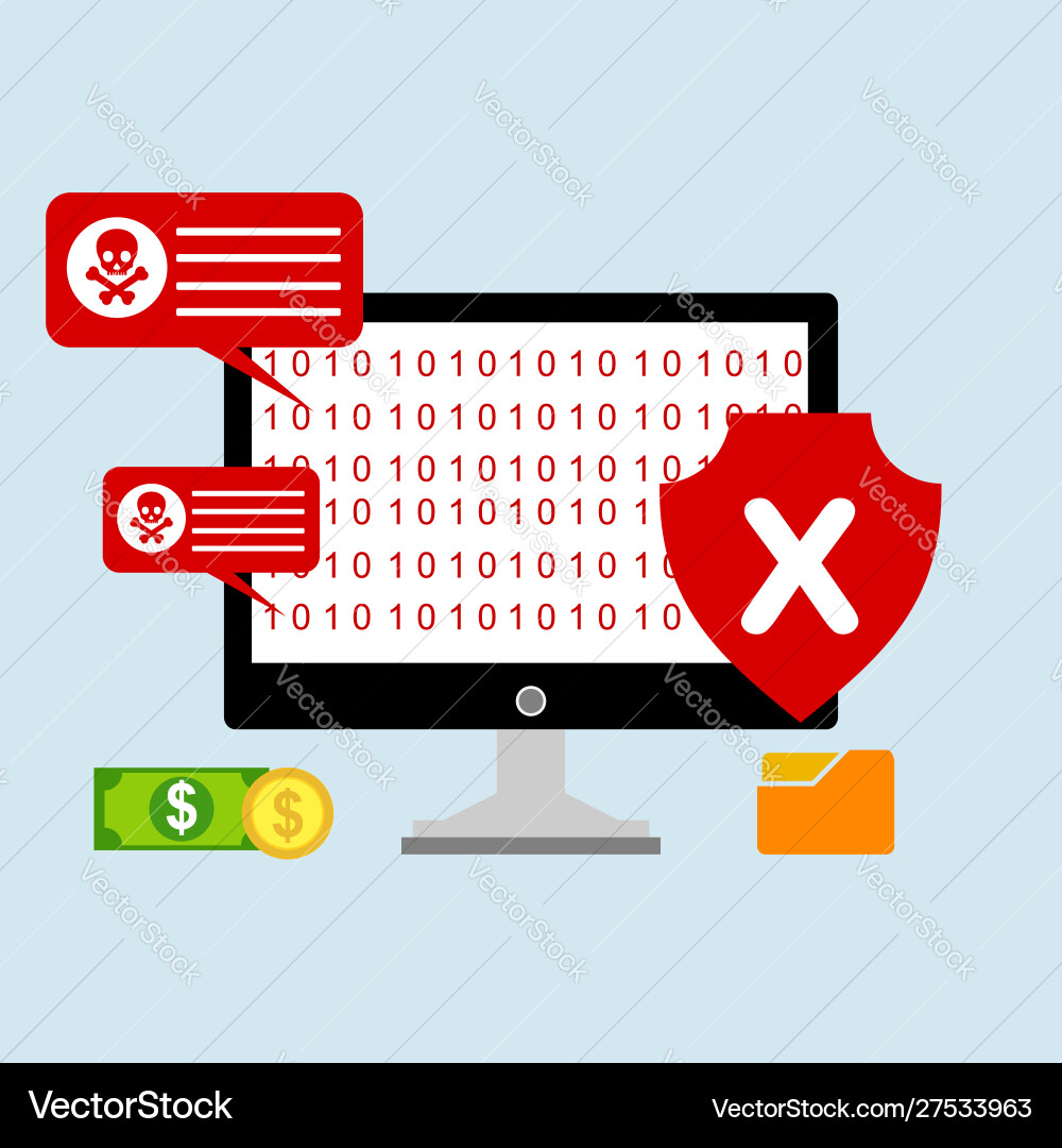 Hacker Aktivität Computeralert Benachrichtigung Hacker Aktivität Computeralert Benachrichtigung vektorbild