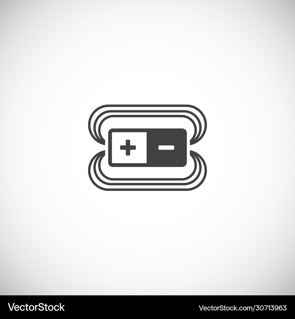 Physics related icon on background for graphic Physics related icon on background for graphic vector image