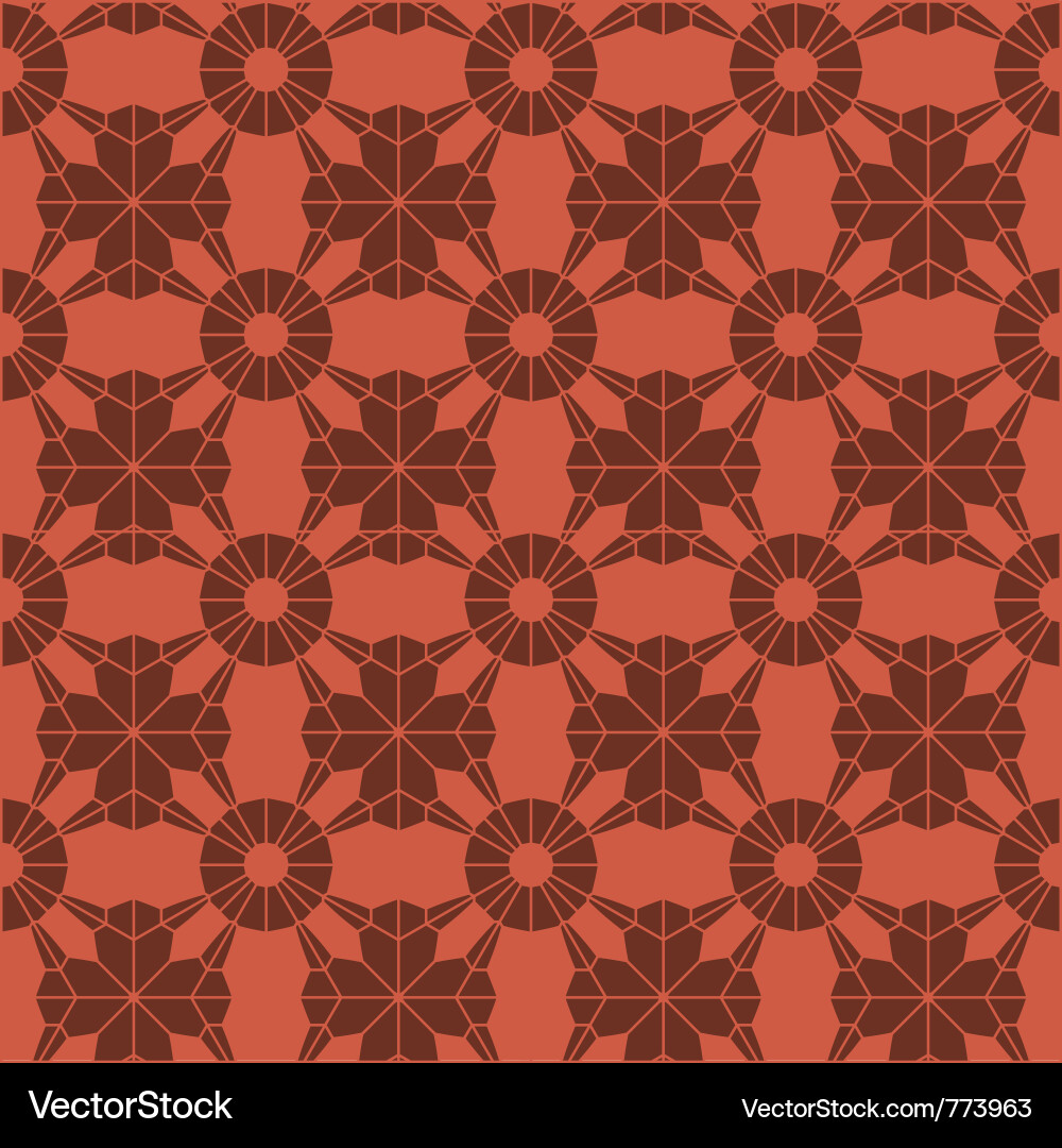 Seamless 3d geometric abstract pattern vector image