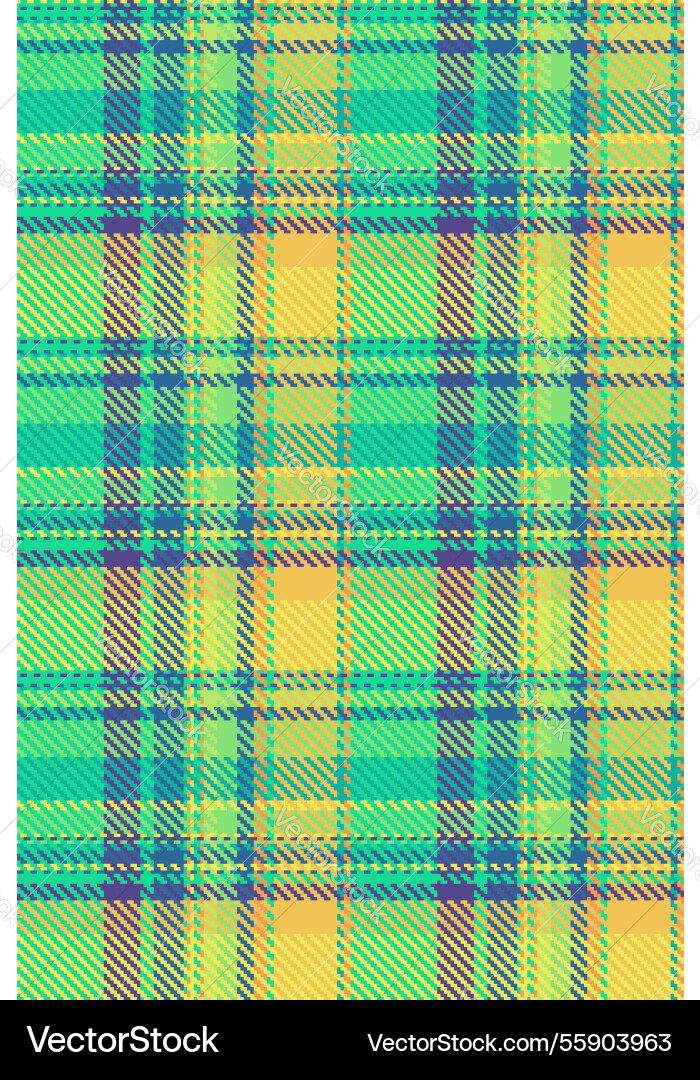 Upscale textile check pattern american fabric Vector Image