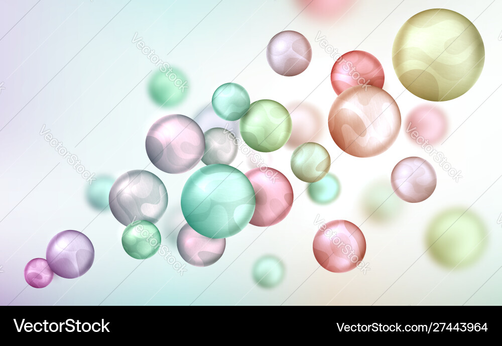 Abstract background with balls flying randomly Abstract background with balls flying randomly vector image