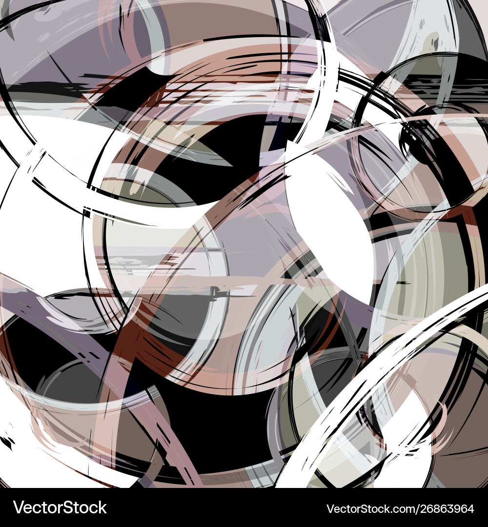 Abstract color pattern in graffiti style quality Vector Image