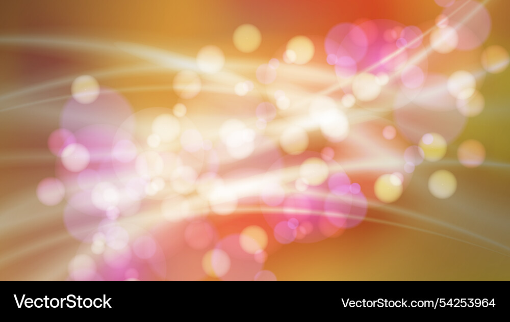 Bokeh on a colorful gradient background vector image