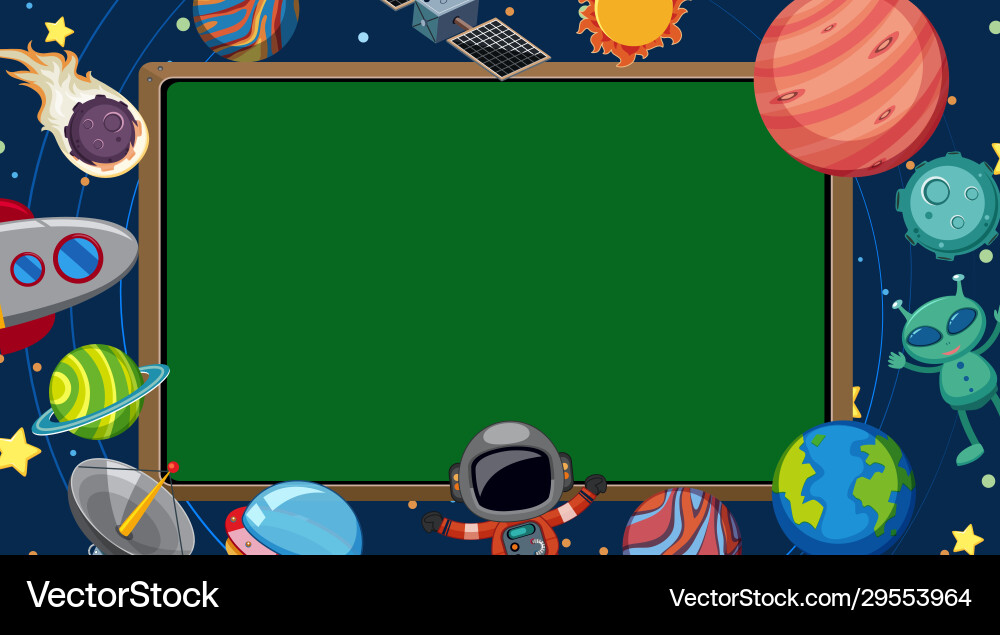 Border template with space in background Border template with space in background vector image