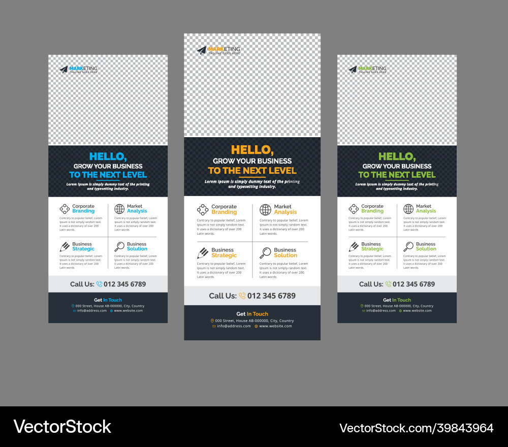 Corporate Roll Up Banner mit kreativem Konzept Corporate Roll Up Banner mit kreativem Konzept vektorbild