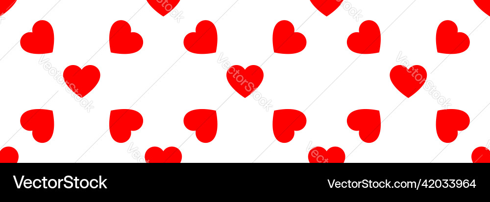 Seamless repeatable heart shape icon pattern Seamless repeatable heart shape icon pattern Vector Image