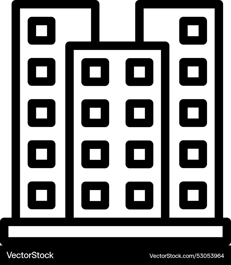 Skycraper icon design Vector Image