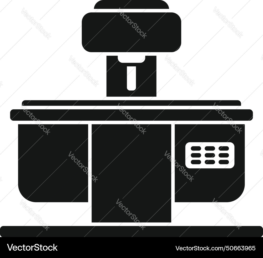 Digital machinery icon simple control Royalty Free Vector