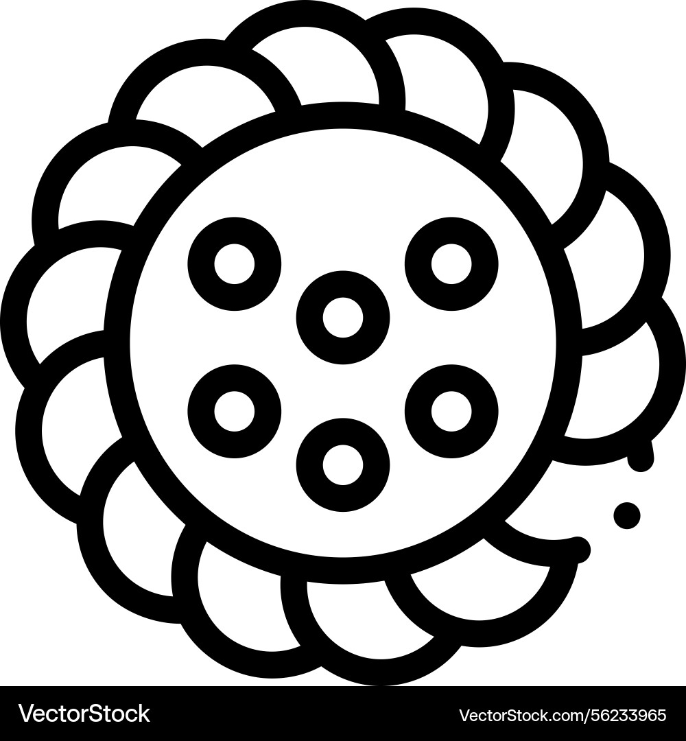 Passport control icon thin linear style design Passport control icon thin linear style design vector image