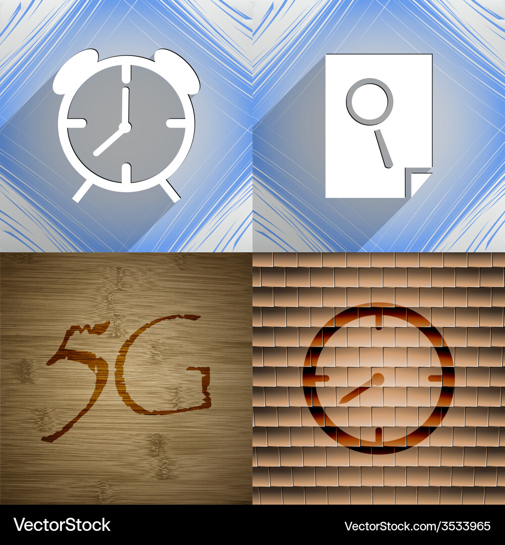 Set of abstract backgrounds with different web vector image