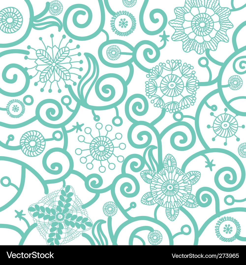 Winter Floral Background Royalty Free Vector Image