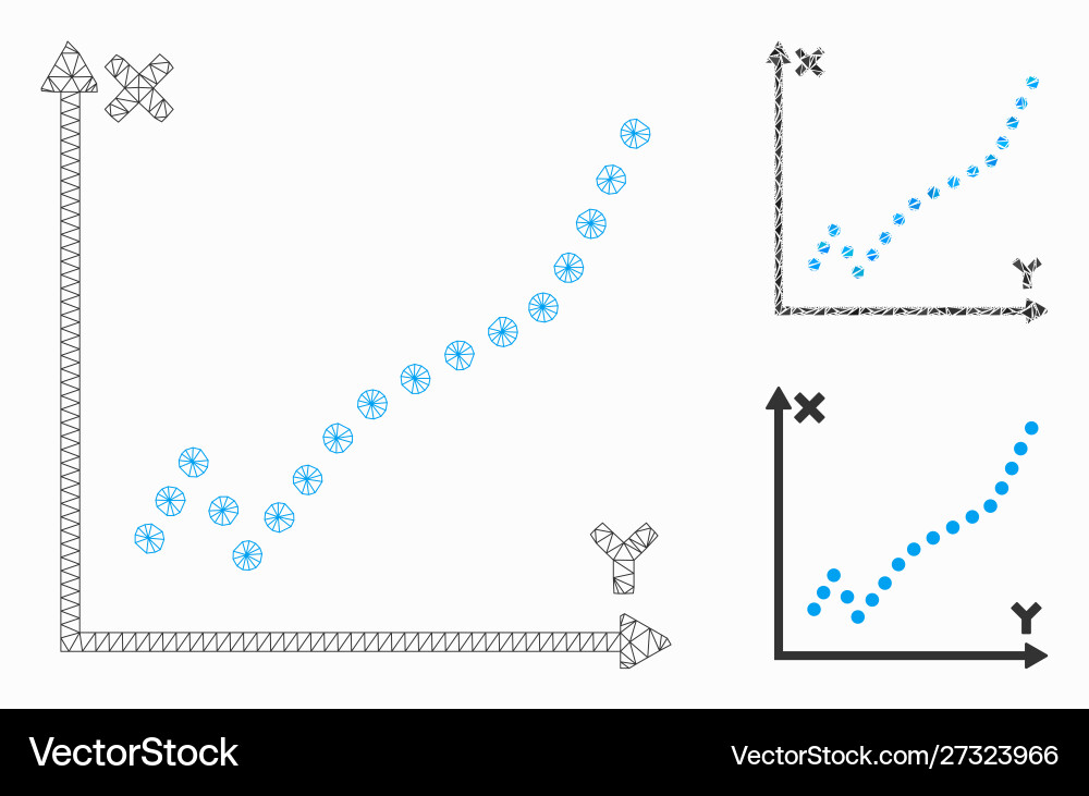 Function plot mesh 2d model and triangle Function plot mesh 2d model and triangle vector image