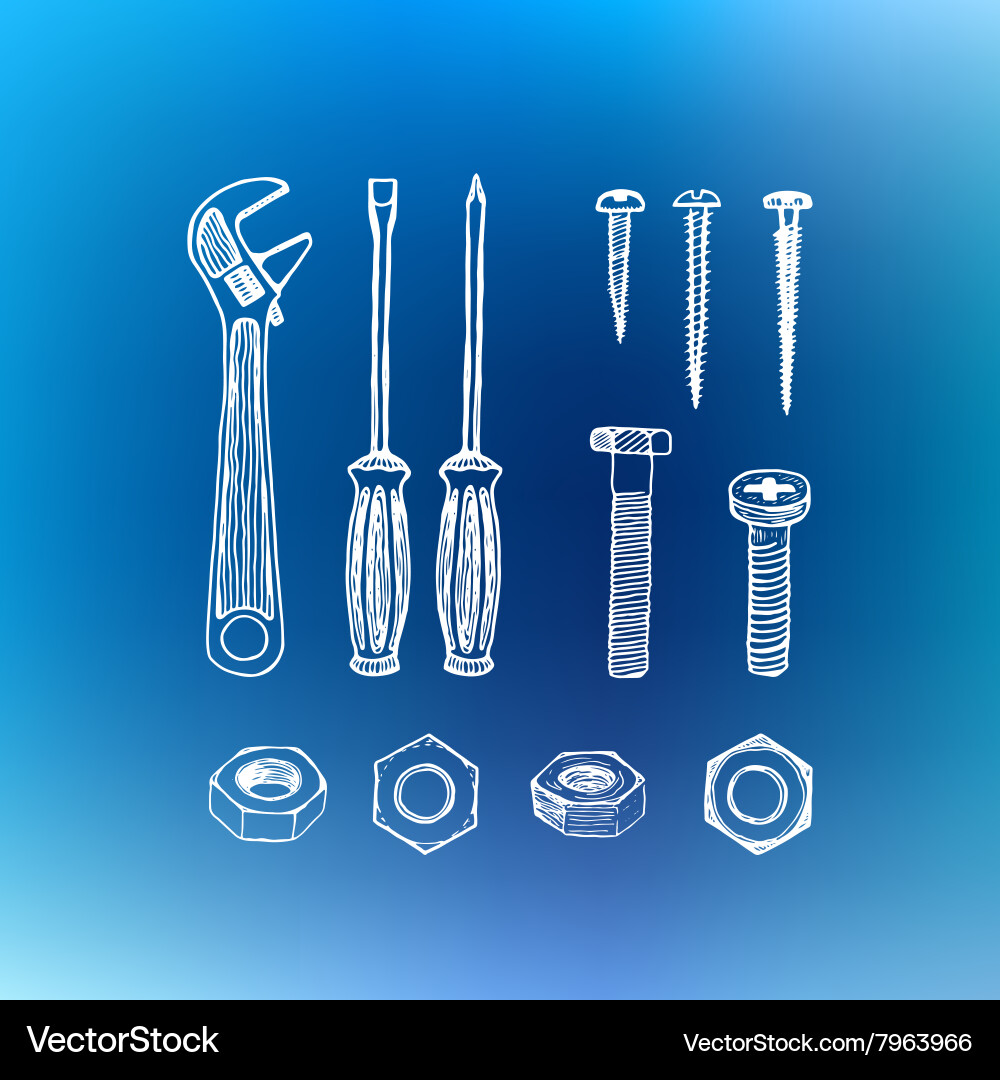 Retro handcrafted design element vector image