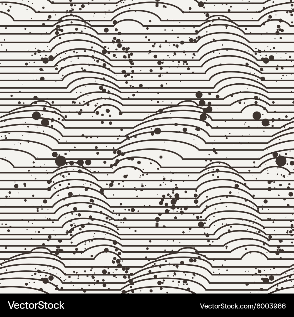 Seamless pattern of lines vector image