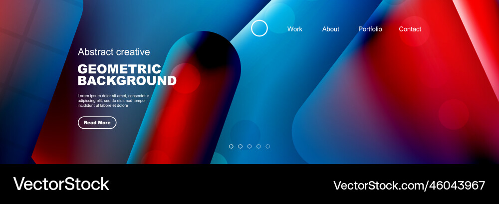 Abstract background for your landing page design Abstract background for your landing page design vector image
