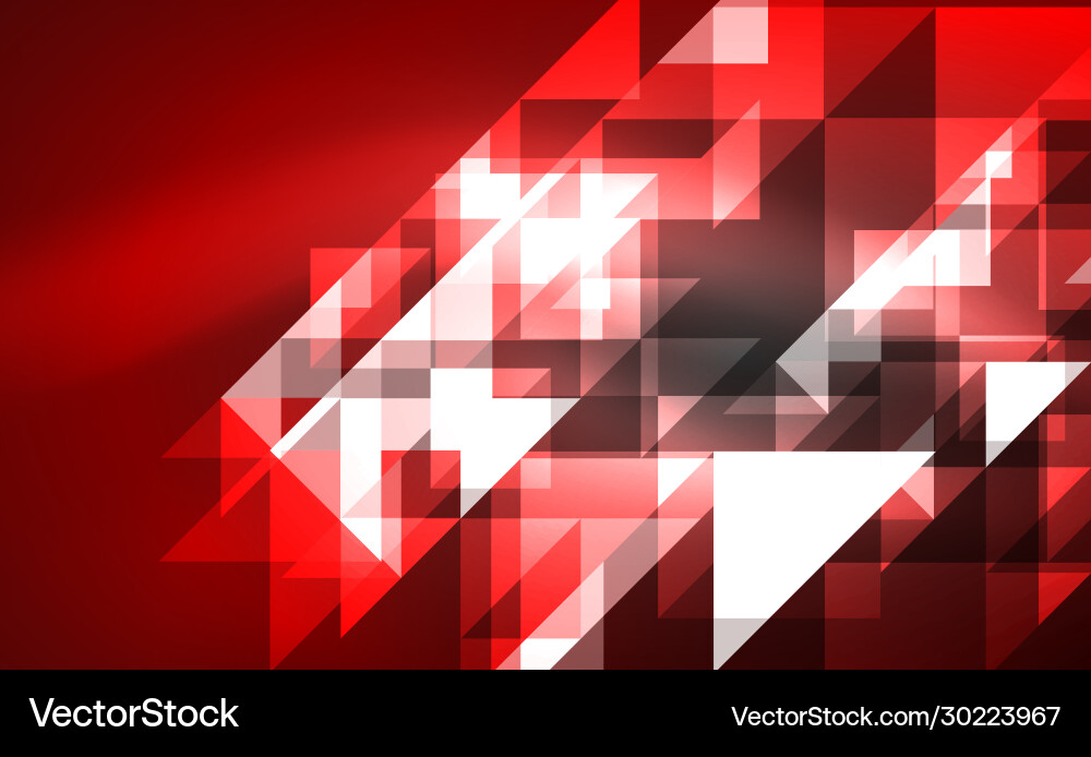 Abstract background mosaic triangle pattern vector image