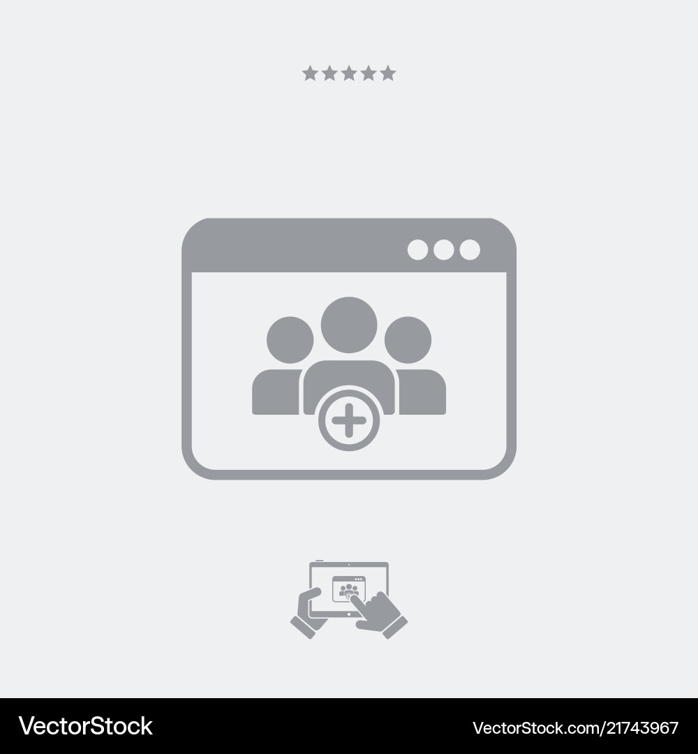 Add friends to contact Add friends to contact vector image