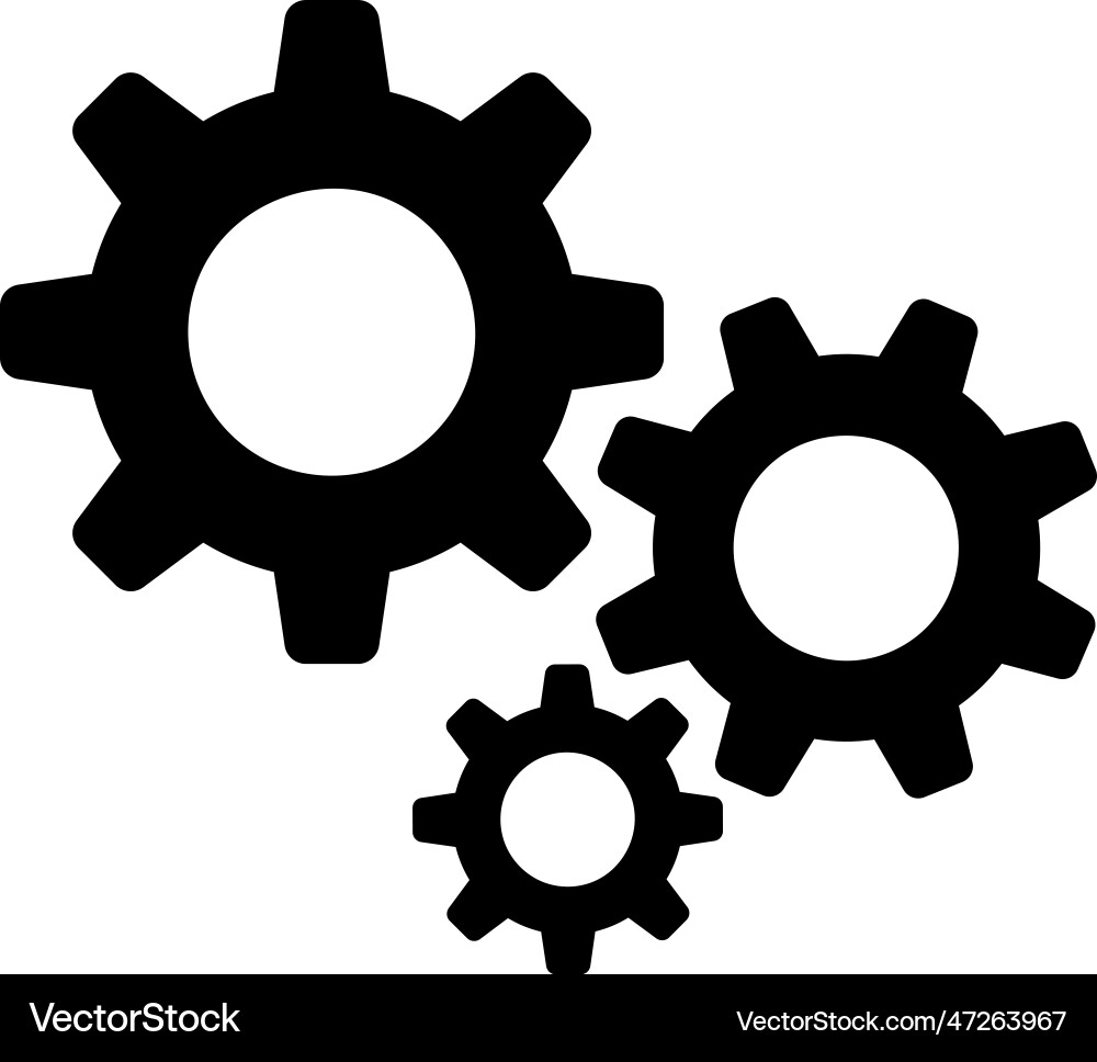 Setting setup configuration optimization icon Vector Image