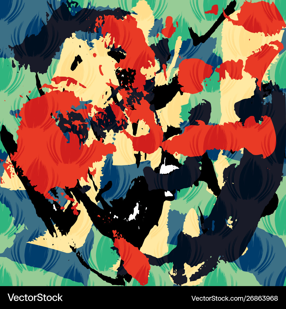 Abstract color pattern in graffiti style quality Vector Image