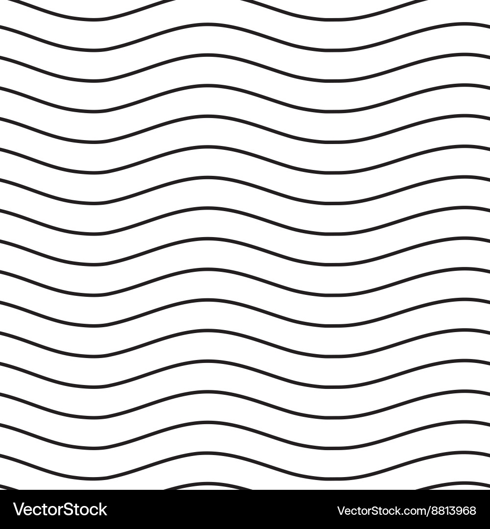 Abstract Linear Wave Pattern vector image