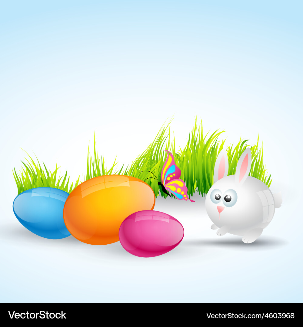 Colorful Easter Royalty Free Vector Image Vectorstock