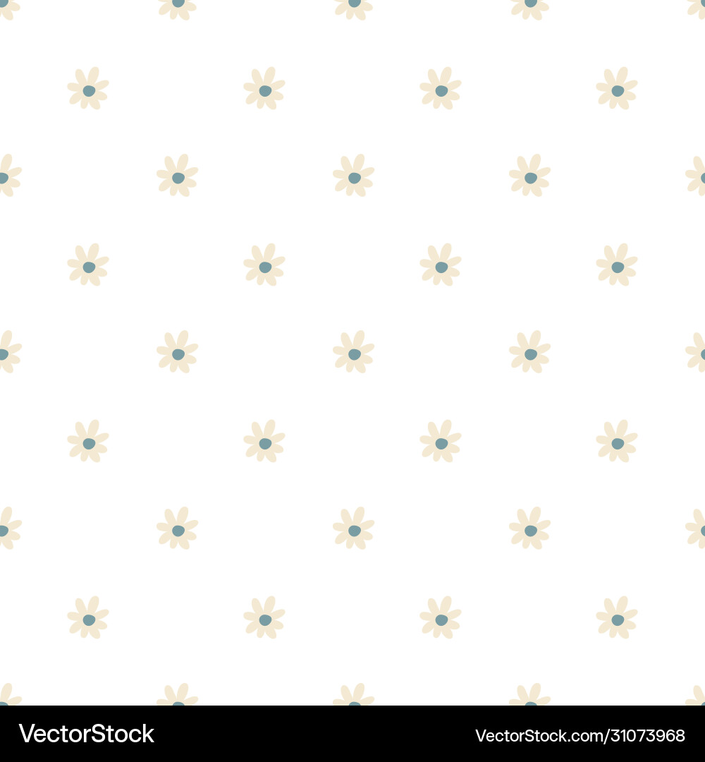 Flowers seamless pattern Vector Image