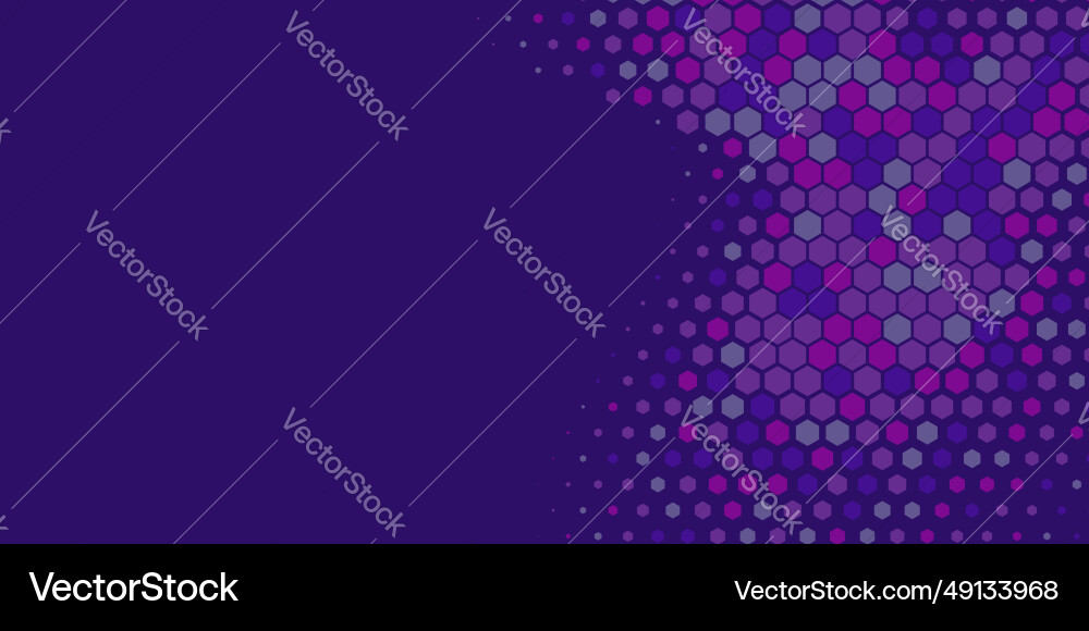 Geometric abstract hexagon multi color background Vector Image