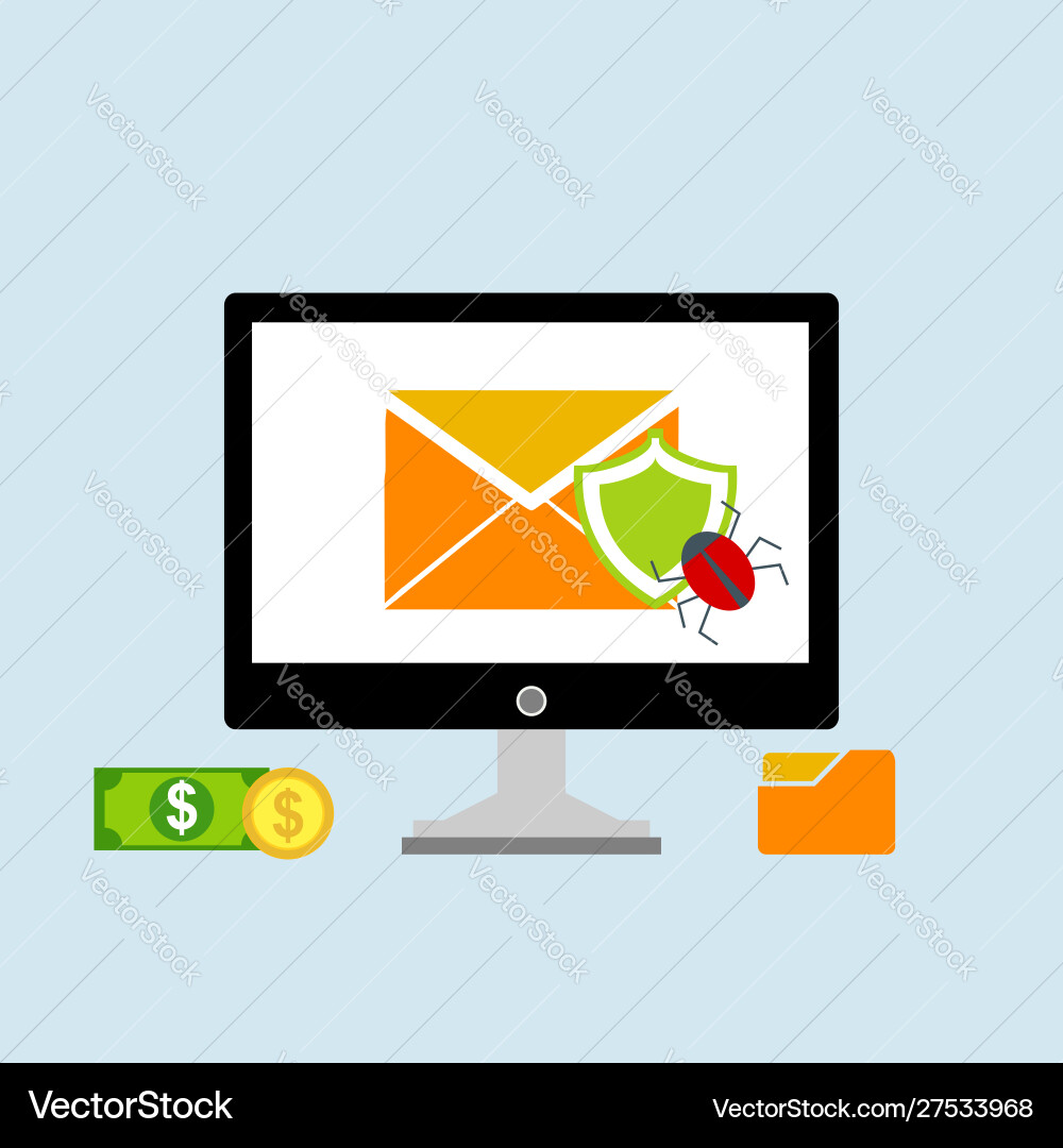 Hacker activity computeralert notification Hacker activity computeralert notification Vector Image