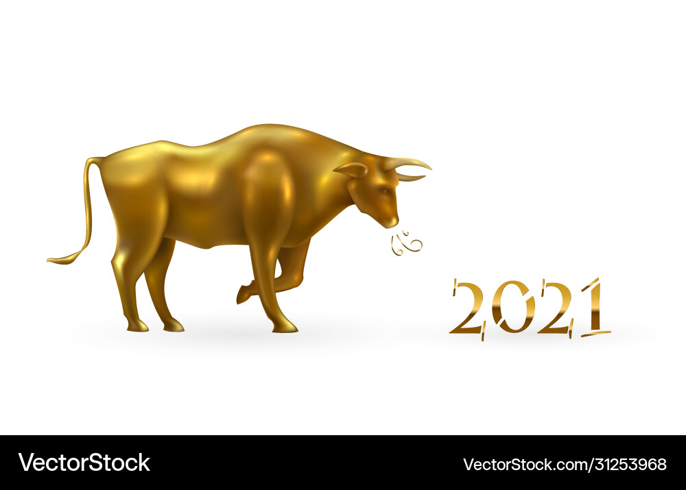 Happy chinese new year 2021 ox lunar Happy chinese new year 2021 ox lunar vector image