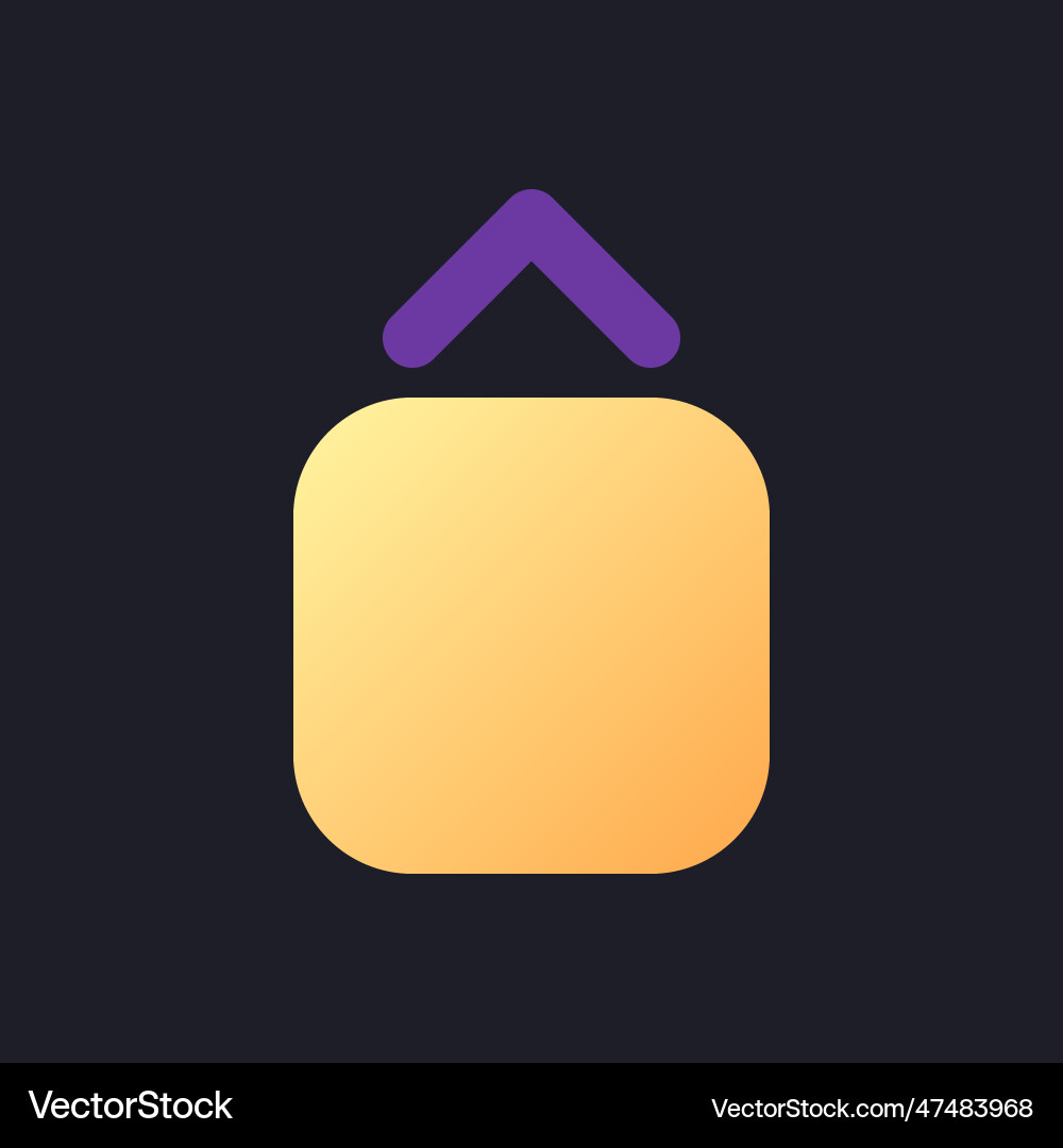 Jump animation flat gradient fill ui icon Jump animation flat gradient fill ui icon vector image