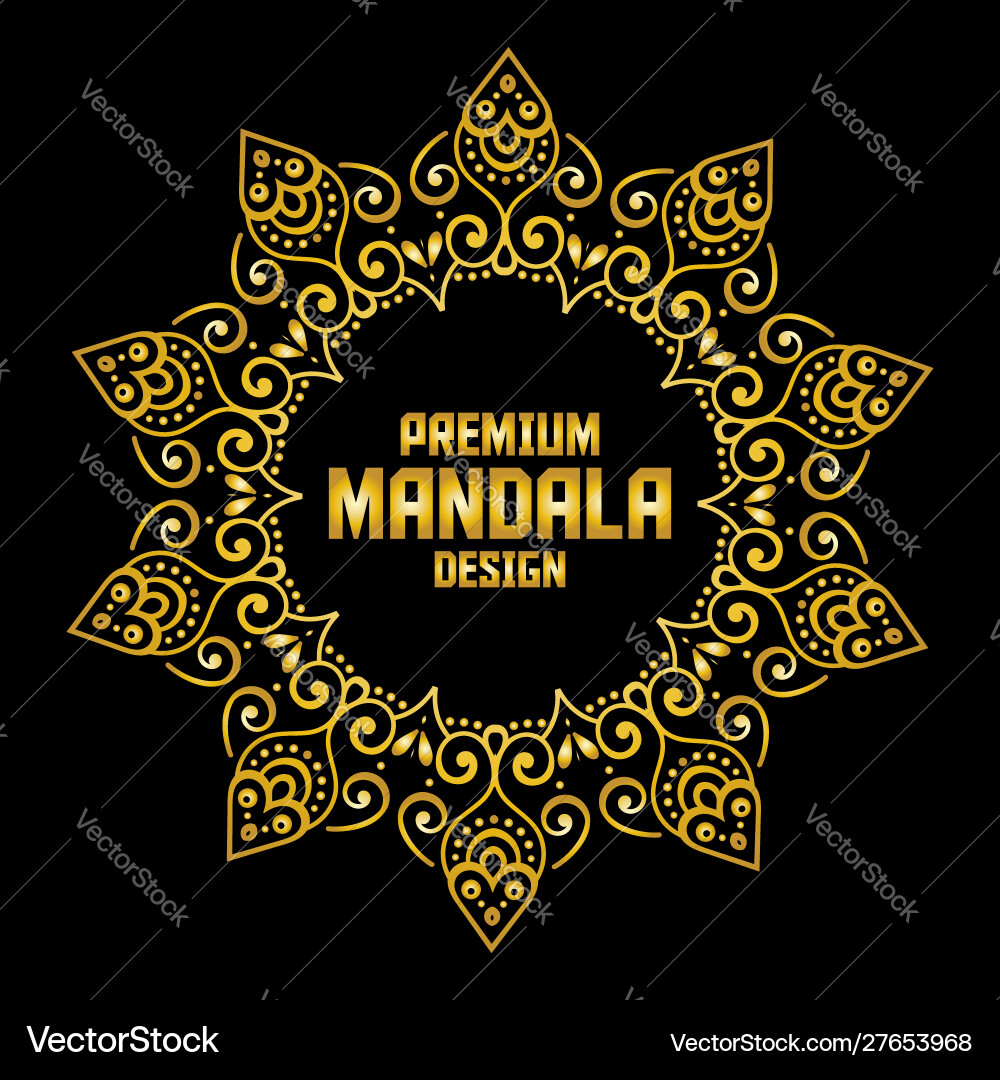 Mandala design elements collection image Vector Image