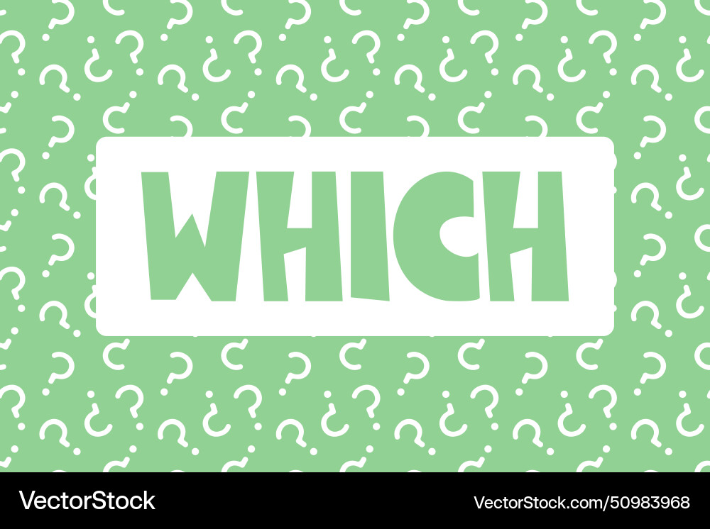 Question Mark Pattern Background vector image