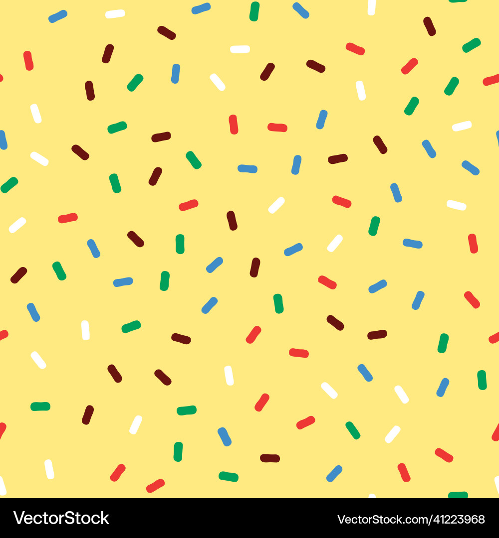 Seamless patterns of donut glaze with many Vector Image