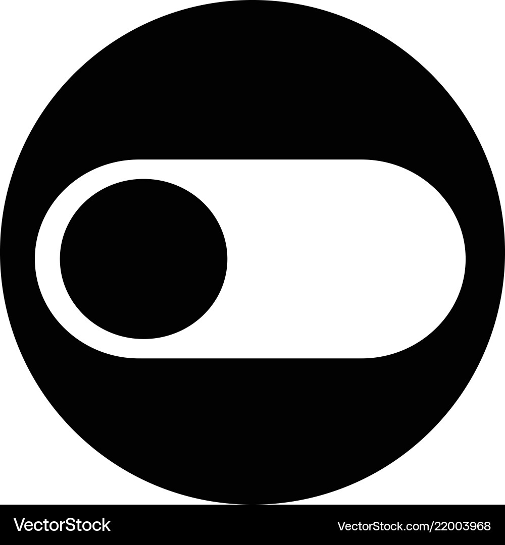 Toggle switch icon Vector Image